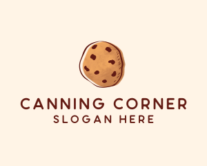 Chocolate Chip Cookie Biscuit logo design