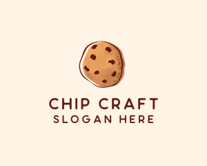 Chocolate Chip Cookie Biscuit logo design