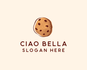 Chocolate Chip Cookie Biscuit logo design