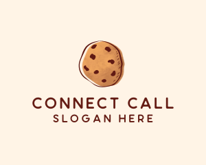 Chocolate Chip Cookie Biscuit logo design