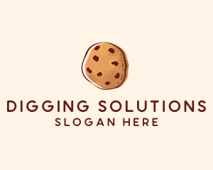 Chocolate Chip Cookie Biscuit logo design