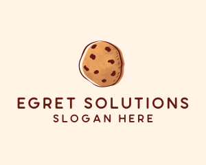 Chocolate Chip Cookie Biscuit logo design