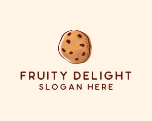 Chocolate Chip Cookie Biscuit logo design