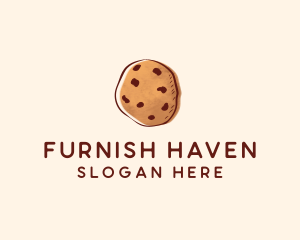 Chocolate Chip Cookie Biscuit logo design