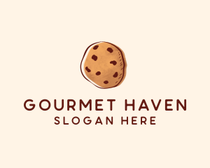 Chocolate Chip Cookie Biscuit logo design