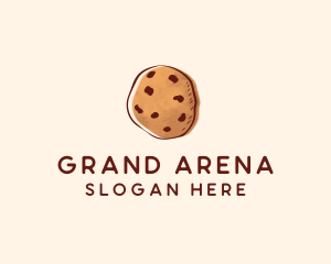 Chocolate Chip Cookie Biscuit logo design