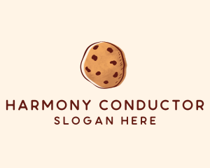 Chocolate Chip Cookie Biscuit logo design