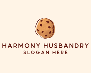 Chocolate Chip Cookie Biscuit logo design