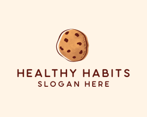 Chocolate Chip Cookie Biscuit logo design