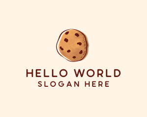 Chocolate Chip Cookie Biscuit logo design