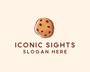 Chocolate Chip Cookie Biscuit logo design