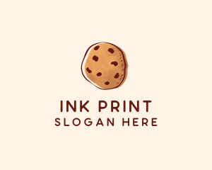 Chocolate Chip Cookie Biscuit logo design