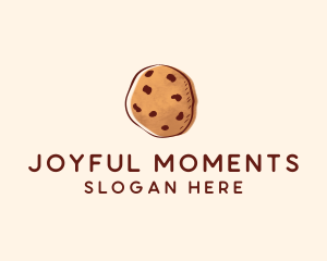 Chocolate Chip Cookie Biscuit logo design