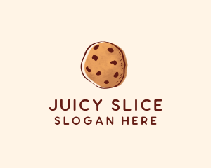 Chocolate Chip Cookie Biscuit logo design