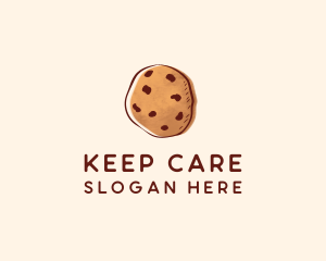 Chocolate Chip Cookie Biscuit logo design