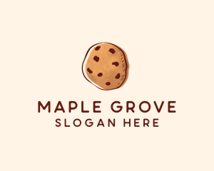 Chocolate Chip Cookie Biscuit logo design