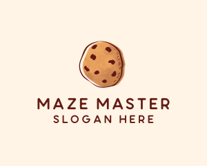 Chocolate Chip Cookie Biscuit logo design