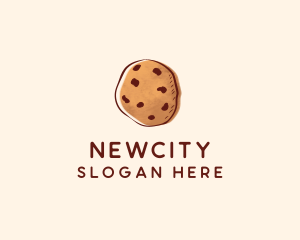 Chocolate Chip Cookie Biscuit logo design