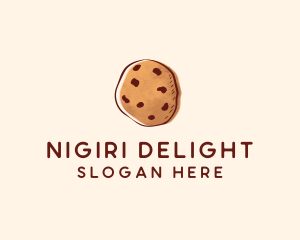 Chocolate Chip Cookie Biscuit logo design