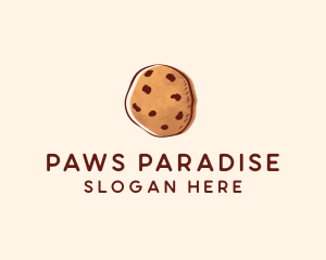 Chocolate Chip Cookie Biscuit logo design