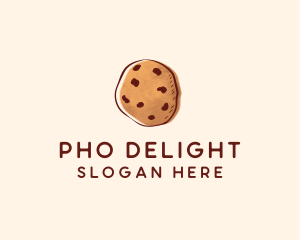 Chocolate Chip Cookie Biscuit logo design