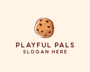 Chocolate Chip Cookie Biscuit logo design