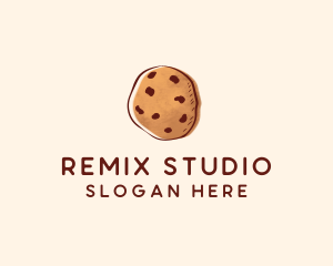 Chocolate Chip Cookie Biscuit logo design