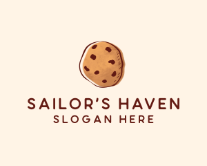 Chocolate Chip Cookie Biscuit logo design