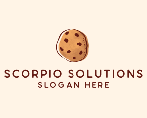 Chocolate Chip Cookie Biscuit logo design