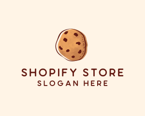 Chocolate Chip Cookie Biscuit logo design