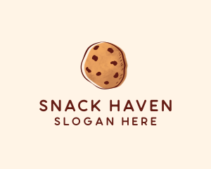 Chocolate Chip Cookie Biscuit logo design