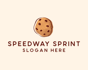 Chocolate Chip Cookie Biscuit logo design