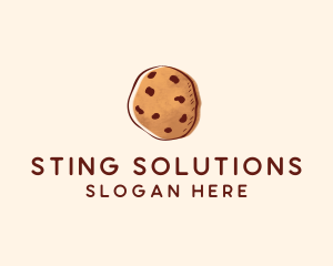 Chocolate Chip Cookie Biscuit logo design