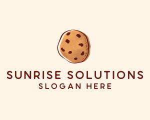 Chocolate Chip Cookie Biscuit logo design