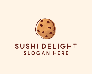 Chocolate Chip Cookie Biscuit logo design