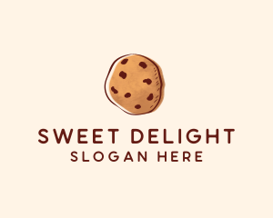 Chocolate Chip Cookie Biscuit logo design