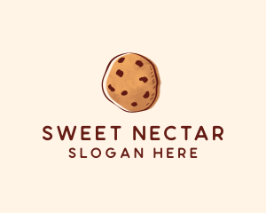 Chocolate Chip Cookie Biscuit logo design