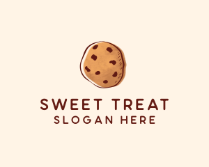 Chocolate Chip Cookie Biscuit logo design