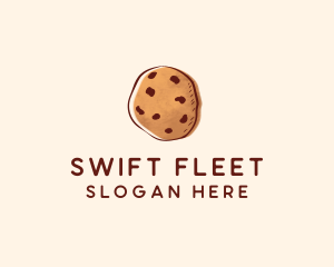 Chocolate Chip Cookie Biscuit logo design