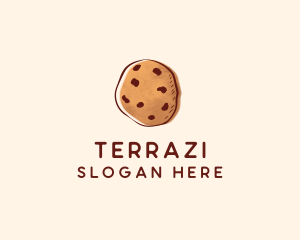 Chocolate Chip Cookie Biscuit logo design