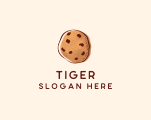 Chocolate Chip Cookie Biscuit logo design