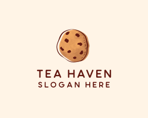 Chocolate Chip Cookie Biscuit logo design