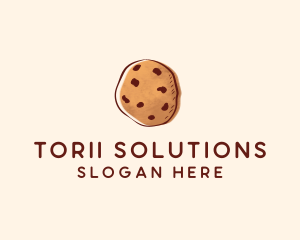 Chocolate Chip Cookie Biscuit logo design