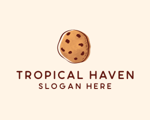 Chocolate Chip Cookie Biscuit logo design