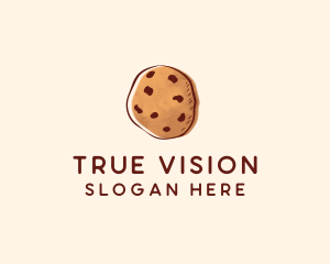 Chocolate Chip Cookie Biscuit logo design