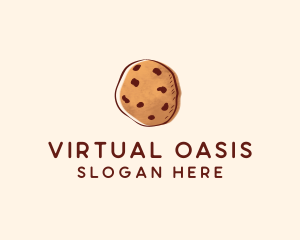 Chocolate Chip Cookie Biscuit logo design