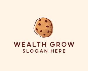 Chocolate Chip Cookie Biscuit logo design