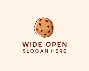 Chocolate Chip Cookie Biscuit logo design