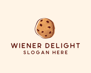 Chocolate Chip Cookie Biscuit logo design