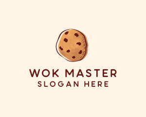 Chocolate Chip Cookie Biscuit logo design